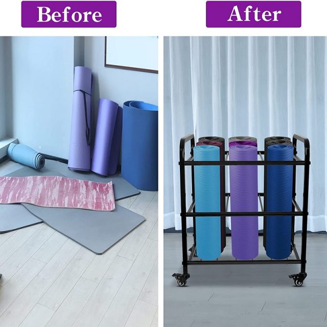 Home Gym Equipment Storage organizer